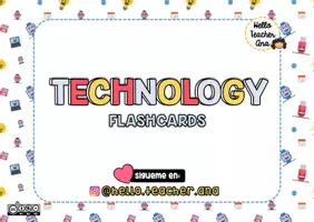 Vista previa - Juegos / Gamificación - TECHNOLOGY - Flashcards - @hello.teacher.ana - página 1