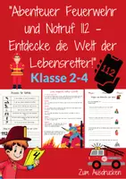 Vorschau - Spiele - Abenteuer Feuerwehr und Notruf 112 - Entdecke die Welt der Lebensretter! - Deckblatt