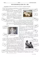 Vorschau - Arbeitsblätter - Literaturgeschichte: Weimarer Klassik - eine Übersicht - Seite 1