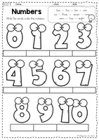 Vorschau - Arbeitsblätter - Numbers - Arbeitsblätter und Interactive für die Grundschule - Seite 1