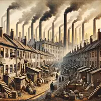 Vorschau - Arbeitsblätter - Die Soziale Frage: Ein Entkommen oder eine Sackgasse? Teufelskreislauf Pauperismus Industrialisierung - Deckblatt