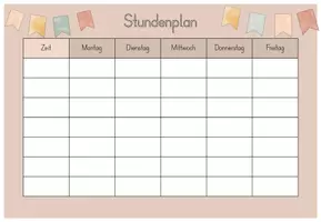 Vorschau - Anderer Materialtyp - Stundenpläne zum Beschreiben - Seite 2