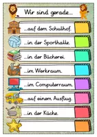 Vorschau - Poster - Wir sind gerade...Türschild - Löwe für die Löwenklasse - Seite 1