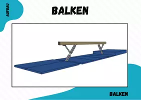 Vorschau - Bildkarten - Turnen ⎮ Schwebebalken Bildkarte (Gerät) - Seite 1