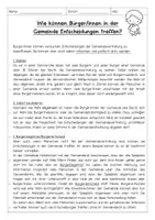 Vorschau - Arbeitsblätter - Wie können Bürger bei den Entscheidungen der Gemeinde mitbestimmen? - Seite 3