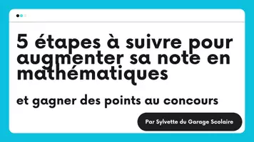 Aperçu - Apprentissages en autonomie - Formation : comment augmenter ses notes en maths - Page 1