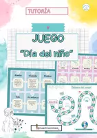 Vista previa - Juegos / Gamificación - Juego “Día del niño”. mímica , pinta y pregunta - Portada