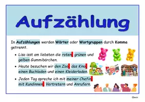 Vorschau - Merkblätter - Lernplakate - Kommasetzung im Überblick - Seite 2