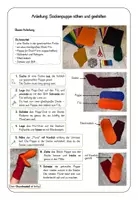 Vorschau - Arbeitsblätter - Sockenpuppe Unterrichtsmaterial - Seite 1