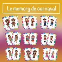 Aperçu - Jeux - Le memory de carnaval - Page de couverture