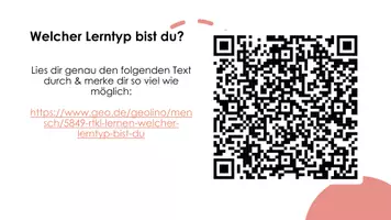 Vorschau - Stundenentwürfe - Lerntypen: Inputtext + 4 Lerntypen-Tests - Seite 2