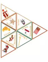Vorschau - Stationenlernen - Legespiel zum Thema Nikolaus DaZ - Seite 1