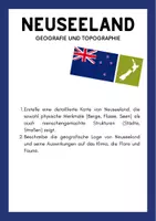 Vorschau - Unterrichtsreihen - Projekt - Neuseeland (mit Musterlösungen) - Seite 1