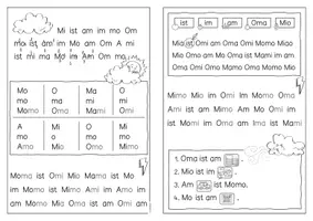 Vorschau - Arbeitsblätter - Blitzlesen 2 (Leseheft, Karteikarten, Tafelkarten) - Seite 3