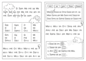 Vorschau - Arbeitsblätter - Blitzlesen 3 (Leseheft, Karteikarten, Tafelkarten) - Seite 3
