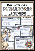 Vorschau - Arbeitsblätter - SATZ DES PYTHAGORAS - Lerncenter / Lerntheke - Deckblatt