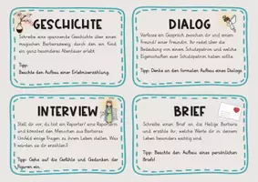 Vorschau - Arbeitsblätter - Unterrichtsstunde: Kreative Schreibanlässe zum Thema „Heilige Barbara“ (4. bis 6. Jahrgangsstufe) - Seite 3