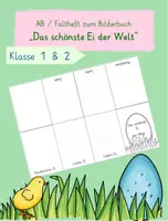 Vorschau - Arbeitsblätter - Das schönste Ei der Welt - AB zum Bilderbuch/gratis Video - Buchstabeneinführung ei - Deckblatt