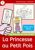 Aperçu - Matériel pour travaux manuels / dessin - La Princesse au Petit Pois - Marionnettes à Doigts - Conte de Fées - Page de couverture