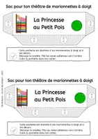 Aperçu - Matériel pour travaux manuels / dessin - La Princesse au Petit Pois - Marionnettes à Doigts - Conte de Fées - Page 3