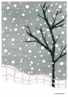 Vorschau - Stundenentwürfe - Kunststunde: Der wunderschöne Wintertag (A3/A4) - Deckblatt