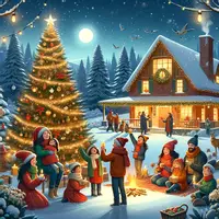 Vorschau - Arbeitsblätter - Weihnachten - Infotext + Aufgaben zum Leseverstehen / Textverständnis - Deckblatt