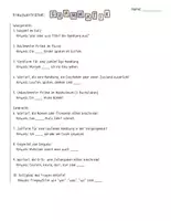 Vorschau - Arbeitsblätter - Grammatik Kreuzworträtsel - Deckblatt
