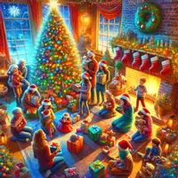 Vorschau - Arbeitsblätter - Heiligabend - Infotext + Aufgaben zum Leseverstehen / Textverständnis Weihnachten - Deckblatt