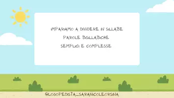 anteprima - Materiale interattivo - 1. Pronti, partenza, prima! Parole bisillabiche - Pagina 1