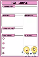 Vorschau - Merkblätter - PAST SIMPLE - Merkblatt (mehrere Versionen) - Seite 3