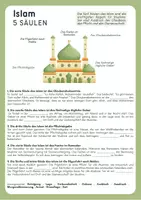 Vorschau - Arbeitsblätter - Islam - Fünf Säulen - Übersicht und Wissens-Rätsel - Seite 3