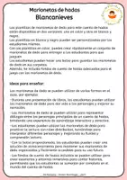 Vista previa - Manualidades / Dibujos para colorear - Blancanieves - Marionetas de Dedos - Cuento de Hadas - página 1