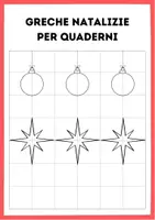anteprima - Programmi scolastici / Materiali per docenti - Spunti per disegnare greche natalizie - Pagina di copertina