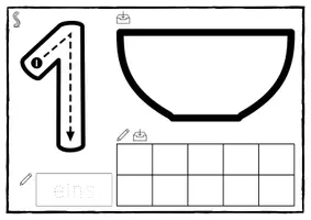 Vorschau - Arbeitsblätter - TEACCH – Ziffern und Mengen bis 10 lernen und festigen (Autismus, Inklusion, Differenzierung) - Seite 3
