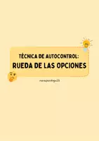 Vista previa - Unidades / Secuencias / Situaciones de Aprendizaje - Autocontrol - Rueda de las opciones - página 1