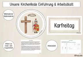 Vorschau - Arbeitsblätter - Kirchenfeste Einführung und Arbeitsblatt - Seite 1