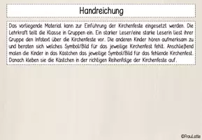 Vorschau - Arbeitsblätter - Kirchenfeste Einführung und Arbeitsblatt - Seite 2