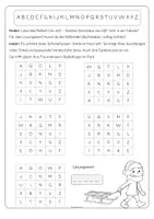 Vorschau - Arbeitsblätter - ABC Rätsel - Konzentration - Buchstabenerkennung - Seite 2