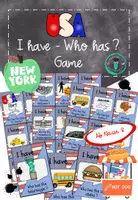 Vorschau - Spiele - USA: I have...Who has...? - Game - Deckblatt