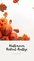 Vorschau - Spiele - Halloween Schulhaus-Rätsel-Rallye - Deckblatt
