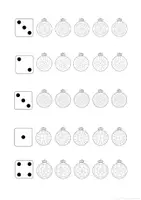 Vorschau - Arbeitsblätter - Pränumerik, Würfelbilder, ZR 5, Weihnachten, differenziert - Seite 3