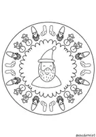 Vorschau - Arbeitsblätter - Mandalas - weihnachtliches und winterliches Design - Seite 1