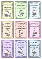 Vorschau - Bildkarten - Feriengrüße - Zebra für die Zebraklasse - Seite 1