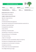 Vorschau - Arbeitsblätter - Biologie-Klassenarbeit - Klasse 10 Thema Genetik und Vererbung - Deckblatt