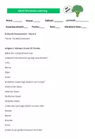 Vorschau - Arbeitsblätter - Erdkunde-Klassenarbeit - Klasse 5 Thema Die Welt entdecken - Deckblatt