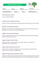 Vorschau - Arbeitsblätter - Kunst-Klassenarbeit - Klasse 4 Thema Fantasievolle Welten - Deckblatt