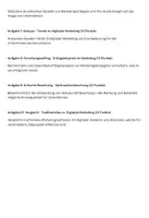 Vorschau - Arbeitsblätter - Wirtschaft, Betriebs- und Volkswirtschaftslehre-Klassenarbeit - Klasse 10 Thema Marketing und Marktforschung - Seite 2