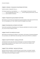 Vorschau - Arbeitsblätter - Technik-Klassenarbeit (Klasse 8) Thema Robotik und Automatisierung - Seite 1