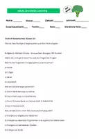 Vorschau - Arbeitsblätter - Technik-Klassenarbeit (Klasse 10) Thema Nachhaltige Energiequellen und ihre Technologien - Deckblatt