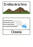 Vista previa - Hojas de trabajo - El relleu de la Terra - Portada